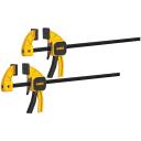 Dewalt Rokas instrumenti, DWHT0-83158, 300mm I-stieņa skava, 63kg saspie&scaron;anas spēks, 80mm rīkles dziļums, 1 gab.