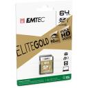 Emtec M&auml;lukaart ECMSD64GXC10GP, 64GB, 90MB/s, 20MB/s, UHS-I U1, kuldne