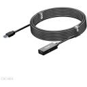 Club3D USB 3.2 į USB 3.2 kabelis CAC-1404 5m, 2 x USB 3.2 Gen1, juodas
