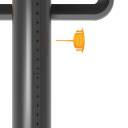 Komforta zāliena laistītājs 285 m&sup2;, FISKARS, 1070834, regulējams, metāla pamatne, universāls savienotājs