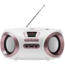 Adler CD/MP3 atskaņotājs AD 1181wc, 215mm, 240mm, 121mm, 2x2W, 1xAUX, 1xUSB, 4xAkumulators, FM 87.5-108MHz