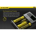 Nitecore Зарядное устройство INTELLICHARGERNEWI4 1500mA, 4 слота, поддержка аккумуляторов 3.7V и 4.35V, ACD технология