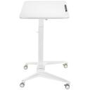 Maclean mobilais galds klēpjdatoram MC-453W, 760-1090mm, 800x520mm, 8kg, pneimatiskā augstuma regulē&scaron;ana, leņķa regulē&scaron;ana 0-30&deg;
