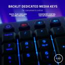 Razer Ornata V3 Klaviatūra RZ03-04460100-R3M1, USB, RGB LED, 10 Razer Chroma RGB apgaismojuma zonas, Mecha-Membrane, melna