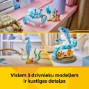 Lego Konstruktors 3in1 31385, 542 gab., dzīvnieki, delfīni, jūraszirdziņ&scaron;, krabis, kustīgas daļas