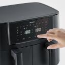 Severin Gaisa fritieris FR 002463, 2x4L, 2600 W, taimeris, automātiskā izslēg&scaron;anās, nelīpo&scaron;ais pārklājums