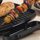 Petra Veselības grils PT4366MBLKVDE, 1000W, 260x160mm, nepiedego&scaron;a virsma, regulējams termostats, 1 grilē&scaron;anas pozīcija