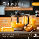 Super compact and easy electric citrus juicer 40W 1 speed Black AD4012 Adler