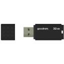 Goodram Pendrive UME3 32GB, UME3-0320K0R11, 32GB, 60MB/s, 20MB/s, USB 3.0, melns, atmiņa