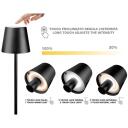 Beper Galda lampa P201UTP118, 5 V, 110 lm, 1.5 W, regulējama baltā gaisma, ūdensizturīga, USB uzlāde