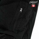 Žiemos striukė Nova, 2XL, Pesso, juoda/geltona, 3000g/m&sup2;, 5000 mm