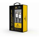 Gembird HDMI-HDMI kabelis 5m CCB-HDMIL-5M, 4K UHD 30Hz, auksiniai jungtys, patvarus, Ethernet