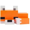 Paladone Minecraft rebane lamp PP9472MCF, 16cm, LED, 1 pirn, oranž, laua/riputamise kinnitus