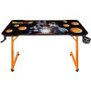 Subsonic Spēļu galds SA5706-D1, 1200x600mm, 750mm, 18kg, metāla kājas, PVC virsma, augstuma regulē&scaron;ana, austiņu un krūzes turētājs