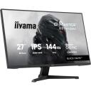 Iiyama G-MASTER G2741QSU-B1 LCD monitors, 68.6 cm, 2560 x 1440 px, IPS, 144 Hz, 1 ms, 2 skaļruņi, VESA, USB centrmezgls