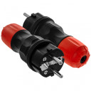 Jaudas kontaktdak&scaron;a, IP54, 16A, hermētiska, 2p+Z, AW70276, AWTOOLS