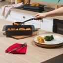 Russell Hobbs Cep&scaron;anas forma RH03764, 32/38cm, pelēks, oglekļa tērauds, nepiedego&scaron;s, 220&deg;C