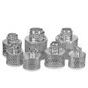 Sūkņa filtrs 50 mm, SSF050, cinkota tērauda, iekļauti 2 GBS klipi