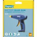 Rapid Akutoitelise liimip&uuml;stol BGX7 5001703, 7 mm, 3.6 V, 0.31 kg, 90 min laadimine, 30 min t&ouml;&ouml;aeg