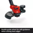 Bezvadu zāles trimmeris GE-CT 18/30 Li-Solo, EINHELL, 3411250, 30 cm grie&scaron;anas platums, 90&deg; rotējo&scaron;a motora galva