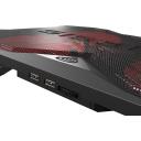Genesis klēpjdatora dzesē&scaron;anas paliktnis Oxid 260 NHG-2075, 17,3'', 4 ventilatori, 130 mm, 850-1010 apgr./min., USB, melns