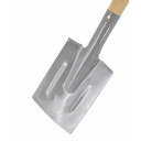 Dārza lāpsta ar koka kātu un T formas rokturi, 24x28 cm, AW00050, AWTOOLS