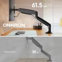 Onkron крепление для монитора G100-B, размер экрана 33-81.3 см, грузоподъемность 9 кг, VESA 75x75, 100x100 мм, наклон +45&deg; ~ -90&deg;