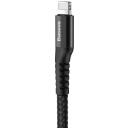 Baseus Kevadel laadimiskaabel Lightning CALSR-01, 100cm, 2A, alumiinium, nailon, Lightning, USB