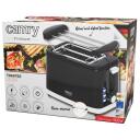 Camry Toaster CR 3218, 750 W, 2 pesa, Plastikkorpus, Must, Peatamisnupp, Sulatamisfunktsioon