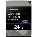 Western Digital HDD 0F62796 24TB, 7200 RPM, 512 MB, SATA, Ultrastar DC HC580, 5 В / 12 В, 550 ТБ/год, 298 MiB/c