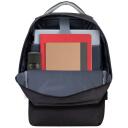 Rivacase Kuprinė 7563BLACK, 15.6", 1 skyrius, 1 priekinė ki&scaron;enė, USB prievadas, pelė įtraukta