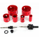 Kroņurbju komplekts 8GAB, 22-73mm, AW49660 AWTOOLS