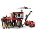 Lego Ugunsdzēsēju stacija MODELIS 60414, 843 elementu, 5 figūriņas, instrukciju lapa