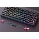 Onikuma MT706 klaviatuur, MT706 black, 50 miljonit vajutust, 2.4 GHz, RGB, 81 nuppu, USB-C, 4000 mAh, 20 tunni t&ouml;&ouml;aeg