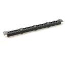 Digitus 19" 24-port patch paneel DN-91524U-1, RAL 9005, 24, 19", 1U, CAT 5e, RJ-45, varjestamata