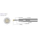 Sbox HDMI kaabel HDMI-205/R, 5 m, 2.0, 18 Gbit/s, 3840 x 2160, 3D, must, PVC