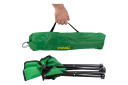 Saliekamais krēsls kempingam, WMC TOOLS, WMC-AFC-620, 90 kg, zaļš, kompakts un portatīvs