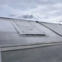 Roof window for greenhouse KLASIKA DROP with automatic opener 701006D