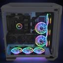 Thermaltake Korpuse ventilaator CL-F137-PL12SW-A, 3x120mm, 500-2000rpm, 30.5-36.5dB, RGB valgustus