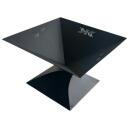 Besk tulekoht 9148921, 90x90x55cm, teras, mati must pulberkatte, 3mm seina paksus, dekoratiivsed k&uuml;lgavad