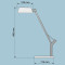 Galda lampa 48 SMD LED TS1817 TIROSS