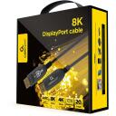 Gembird DisplayPort kabelis CC-DP8K-AOC-20M 20 m, 4.5 mm, 8K 60 Hz, 1.4, metaliniai jungtys