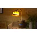 Paladone Dekoratīvā lampa PP14468OPNF, 27,6cm, LED, 1,5m, brūna/dzeltena, brīvi stāvo&scaron;a, integrēta spuldze