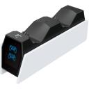 White Shark RINGSIDE uzlādes stacija, RINGSIDE, 2, USB C, 0,8m, izturīga plastmasa, balta un melna