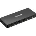 Sandberg USB-C 13in1 dokkija Pro 136-61, 100W, 2xHDMI, 1xDP, 3xUSB 3.0, 1xUSB-C 3.1, 1xRJ45, 1xAudio, 1xSD, 1xMicroSD
