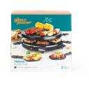 Giles & Posner Galda rakletes grils EK4511GV2VDE, 800W, 29x29cm, akmens plāksne, 6 pannas, 6 lāpstiņas