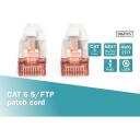 Digitus patch kabelis DK-1644-200, 20m, pelēks, booted, halogēna brīvs, snagless, S/FTP