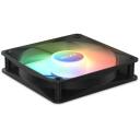 Nzxt Arvutikorpuse ventilaator RF-C12SF-B1, 120mm, 12V, 1800RPM, 2.57mmH2O, 8 RGB LED, HDB, PWM, must
