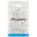Lanberg RJ45 tīkla spraudnis PLU-5000, 100 gab., UTP, 8P8C, caurspīdīgs, neekranēts, vītā pāra