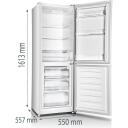 Gorenje k&uuml;lmik RK4162PW4, 230L, 159L, 71L, 39dB, energiat&otilde;hususklass E, vabalt seisev, valge